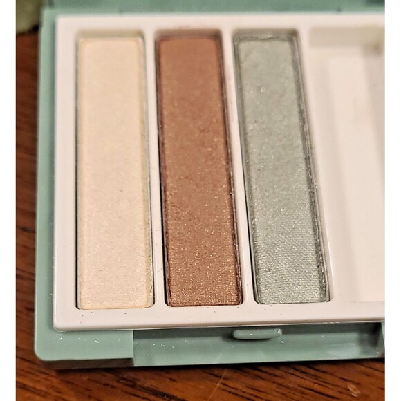Clinique Eye Shadow Trio Sparkling Sage Buttered Bronze Travel Size .12 oz GWP - Picture 4 of 7